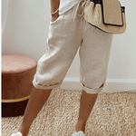 Lily™ | Linnen damesshort