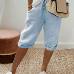 Lily™ | Linnen damesshort