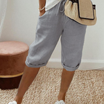 Lily™ | Linnen damesshort