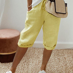 Lily™ | Linnen damesshort