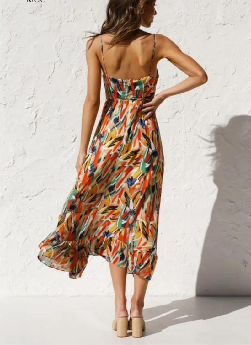 Bowy™ | Kleurrijk Zomerjurkje