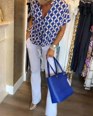 Wendy™ | Casual top met V-hals