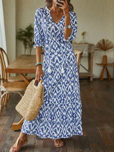 Ellie™ - Maxi-jurk met print