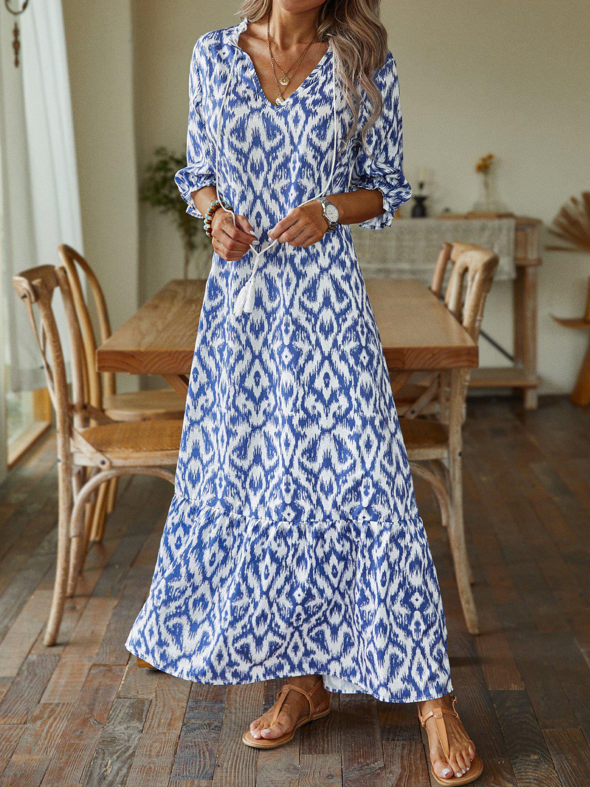 Ellie™ - Maxi-jurk met print