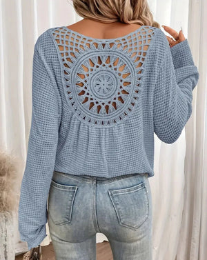 Esmee™ | gebreide V-hals shirt