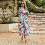 Kelly™ | Bloesem midi-jurk