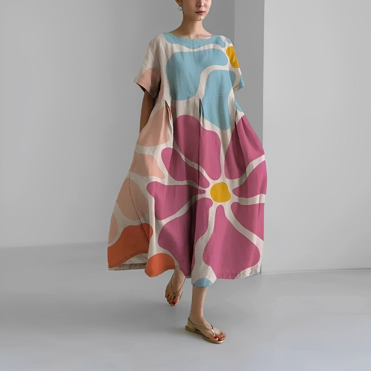 Rose™ - Comfortabele bloemenjurk
