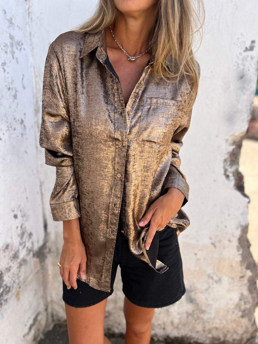 Milou™ Metallic Blouse