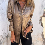 Milou™ Metallic Blouse