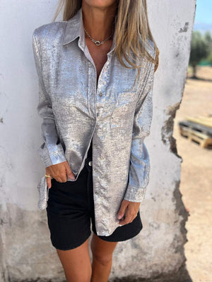 Milou™ Metallic Blouse