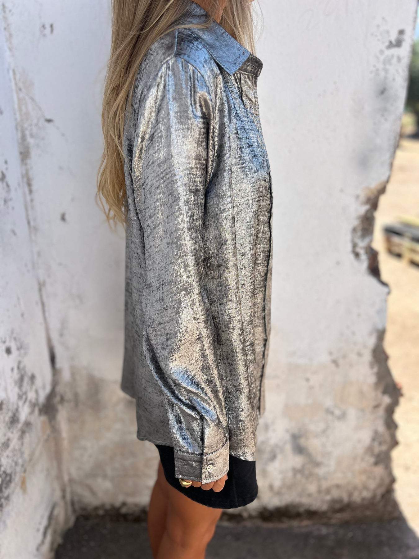 Milou™ Metallic Blouse