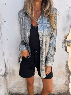 Milou™ Metallic Blouse