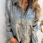 Milou™ Metallic Blouse