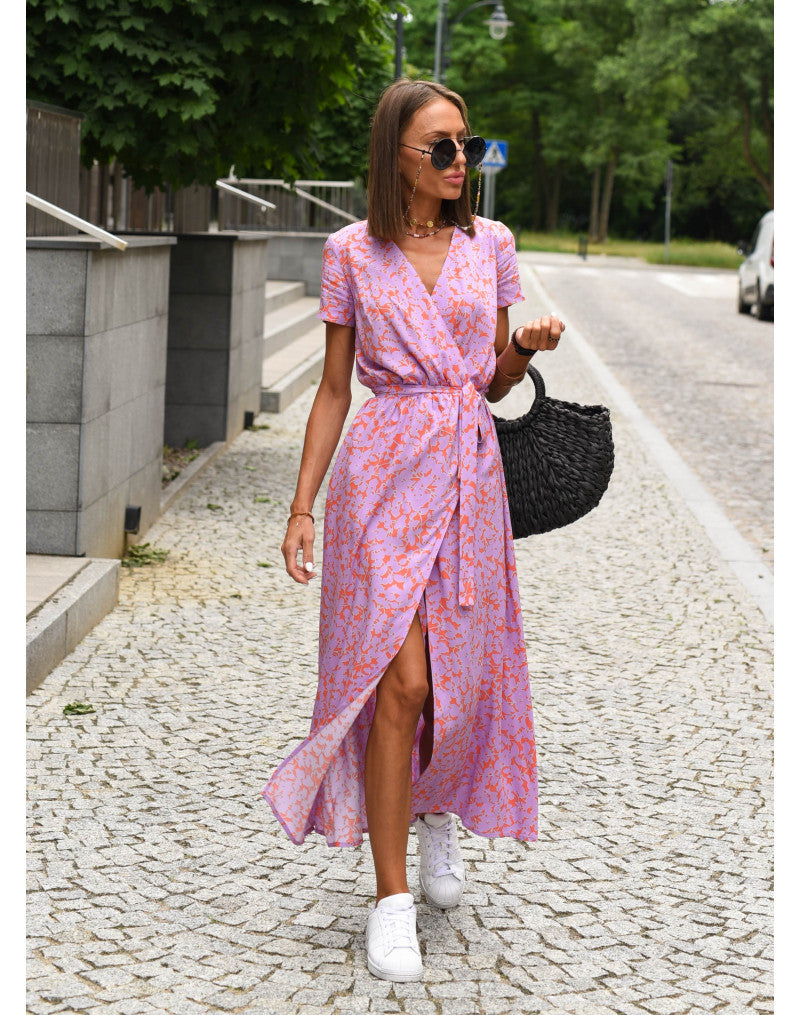 Evie™ - Stijlvolle v-hals jurk