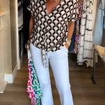 Wendy™ | Casual top met V-hals