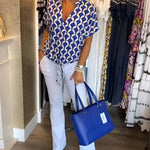 Wendy™ | Casual top met V-hals