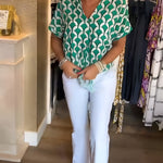 Wendy™ | Casual top met V-hals