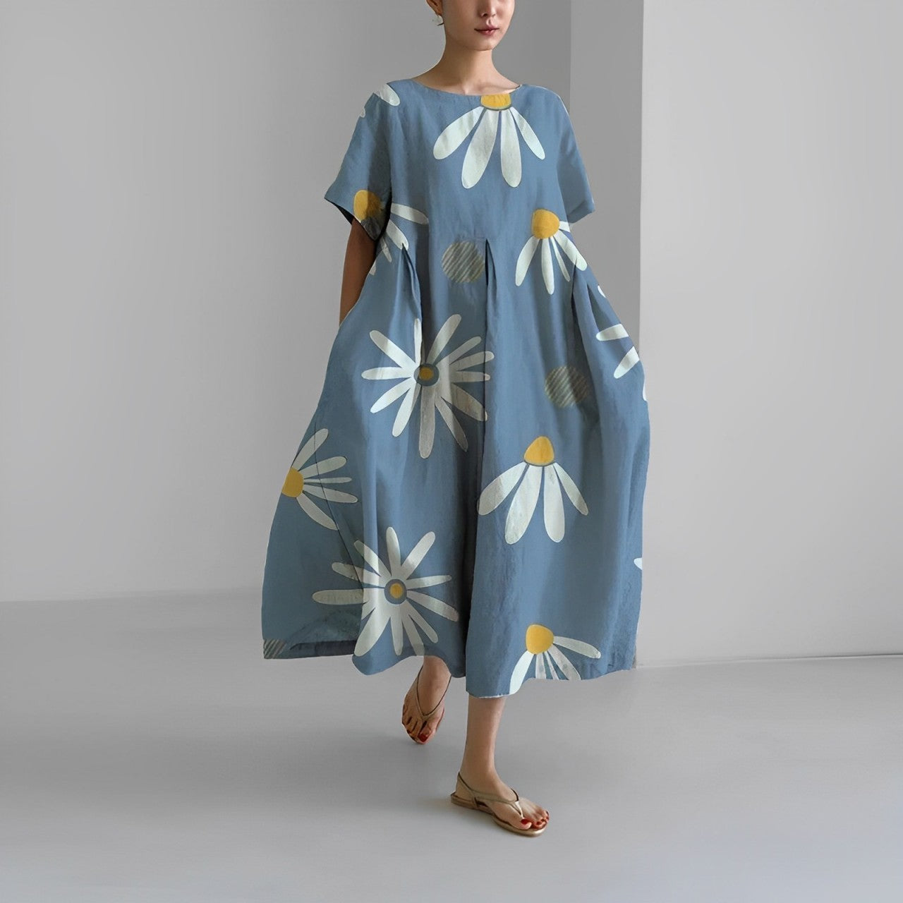 Rose™ - Comfortabele bloemenjurk